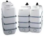 Chemikalientank aus Polyethylen (PE), 1100 Liter Volumen