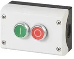 Drucktaster 2-fach rot/gr&uuml;n rund &oslash;22,5mm 2S 2&Ouml; fl tastend