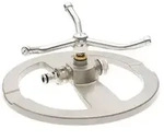 Kreisregner 3-Arm mit Stecker MS vn., SB - silber