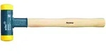 Schonhammer 800 r&uuml;ckschlagfrei PUR/PUR m.hart/m.hart Hickory 40mm &oslash;375mm