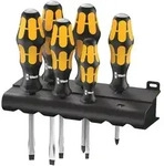 Schraubendreher-Satz 932/918/6, 6-teilig + Rack, f&uuml;r Pozidriv / Schlitz