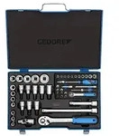 Steckschl&uuml;sselsatz, Set 50-teilig, 1/4 + 1/2", 19 V20 U10, Blau