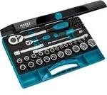 Steckschl&uuml;ssel Satz 953SPC ∙ 1/4 Zoll (6,3 mm) Vierkant hohl, 1/2 Zoll (12,5 mm)