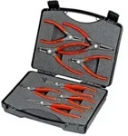 Pr&auml;zisions-Sicherungsringzangen-Set 00 21 25 8-teilig Kunststoffk.