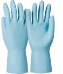 Chemikalienschutzhandschuh Dermatril&reg; P 743, Kat. III, blau, Gr&ouml;&szlig;e 7 - blau...