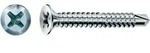 FEX-A-Fensterbohrschraube SeKo St znsil Vollgewinde Kreuzschlitz H 2, 3,9x32mm