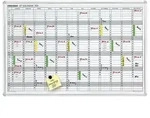 Jahresplaner JetKalender JK703 90x60cm 12 Monate wei&szlig; - wei&szlig;