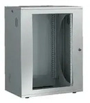 Netzwerkgeh&auml;use ST 700mm FlatBox 21HE vo 482,6mm(19) IP00 pulverbesch m.Festrahm