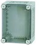 Wandgeh&auml;use Kst IP65 B187,5xH250xT150mm ET125mm transp RAL7032