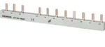 Phasenschiene 3ph 18mm 210mm 10mm2 50A Stift isoliert
