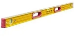 Leichtmetall-Wasserwaage Type 196-2 mit Griffen,122cm - gelb