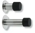 Wandt&uuml;rstopper, mit aufgesetztem Gummipuffer, TSW 2365 Ni SB,&Oslash; 51mm,L 65mm, ER