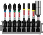 PRO Impact Set mit Bithalter und Pick u Click-Eins&auml;tzen, PH2/PZ2/T20/T25/T30/BH