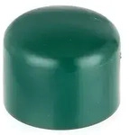 Pfostenkappe f&uuml;r runde Metallpfosten, Kst., gr&uuml;n, f&uuml;r Pfosten &Oslash;38 mm, VE20St. -