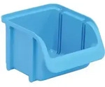 Sichtlagerkasten 332 x 207 x 155mm 20kg blau PP lebensmittelecht - blau