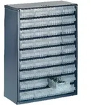 Schubladen-Magazin mit 36 Laden Typ 150-01 blau - blau