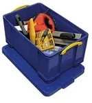 Aufbewahrungsbox 64B 44x31x71cm 64l blau - blau