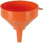 Trichter Poly&auml;thylen mit Rand mit Sieb 200mm 2,90l - orange