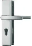 WET-Schutz-Dr&uuml;ckergarnitur,Langsch. KLS114,Profilzylinder gelocht,E72,Aluminium