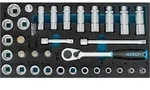 Steckschl&uuml;sseleinsatz Satz 163-483/33 ∙ 3/8 Zoll (10 mm) Vierkant hohl ∙ Au&szlig;en