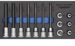 1500 CT1-IN 19 LKM Satz Schraubendrehereins&auml;tze 1/2" in Check-Tool-Modul - schwarz