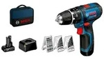 Akku-Schlagbohrschrauber GSB 12V-15, mit 1 x 4.0 Ah, 1 x 2.0 Ah Li-Ion Akku