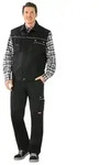 Arbeitsweste 2164 schwarz/schwarz, Gr&ouml;&szlig;e 3XL - schwarz/schwarz - 3XL