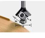 Abrundfr&auml;ser-Wendeplatten S8 HW R2 D28 KL12,7 MFK