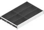 AMBIA-LINE Besteckeinsatz, f&uuml;r LEGRABOX/MERIVOBOX Schubkasten, Kunststoff / Stahl, 6