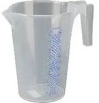 Messbecher Polyprop. 1 l transp.