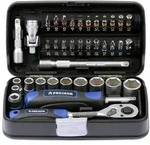 1/4" Mini Steckschl&uuml;ssel- & Bit-Box, 38tlg. mit markierten Bits