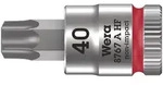 Schraubendreher-Einsatz 1/4" 8767 A HF mit R&auml;ndel, f&uuml;r TORX&reg; T40 x 28mm - rot