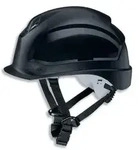 Schutzhelm pheos S-KR 9772931 schwarz mit L&uuml;ftungen - schwarz