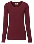 Damen Longsleeve Mikralinar&reg; 179, weinrot, Gr&ouml;&szlig;e 6XL - weinrot - 6XL