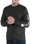 Herren T-Shirt SLEEVE LOGO T-SHIRT L/S, schwarz, Gr&ouml;&szlig;e XXL - schwarz - XXL