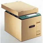 Archivbox 60810000 DIN A4 max. 7 Ordner Pappe natronbraun - naturbraun