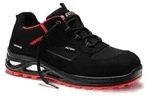 Damen-Sicherheitshalbschuh HANNAH XXTL black-red Low ESD S3S, Gr. 39 - schwarz...
