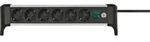 Alu-Office-Line Steckdosenleiste 6-fach 3m H05VV-F 3G1,5
