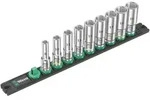 Nuss-Magnetleiste B Deep 1 Steckschl&uuml;sseleinsatz-Satz, 3/8"-Antrieb, 9-teilig