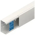 Elektroinstallationskanal, Kunststoff, 60 x 107 x 2.000mm, cremewei&szlig;
