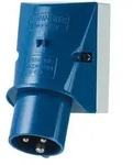 CEE-Ger&auml;testecker 3p 16A 230V/blau 6h IP44 Schraubklemmen rechtwinklig