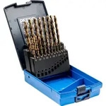 Spiralbohrer-Set 19-tlg. INOX HSSE N DIN 338 f&uuml;r z&auml;he und harte Werkstoffe