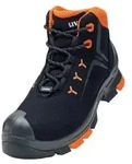 2 Stiefel S3 65092 schwarz/orange, Weite 11, Gr&ouml;&szlig;e 43 - schwarz - 43