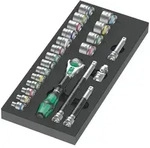 9721 Schaumstoffeinlage 8000 B Zyklop Knarre 3/8", Set 1, 23-teili