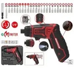 eMONSTER 1/4&ldquo; Akku-Bit-Schrauber-Satz, 27-tlg.