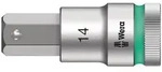 8740 C HF Zyklop Bitnuss mit 1/2"-Antrieb mit Haltefunktion, 14 x 60mm - tuerkis