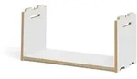 Hochstapler Regalelement Anbaumodul wei&szlig;
