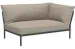 LEVEL2 Outdoor Sofa Lounge-Modul 2 Asche Dunkelgrau Rechts