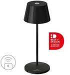SEOUL MICRO RC - Akku-Tischleuchte dimmbar - zwei Lichtfarben schwarz ceramic