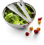 Insalata elegante Salatsch&uuml;ssel mit Edelstahl-Besteck